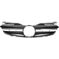 MERCEDES SLK-Class R170 96-04 Svart/Krom Sportgrill AMG Sport-Look DIEDERICHS